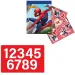 Luna: Spider-Man set de colorat cu șablon și autocolant 54x47cm