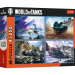 Marea bătălie de tancuri puzzle 4x250 piese - Trefl