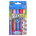 Marker acrilic parfumat Scentos, culori pastel, set de 5 bucăți