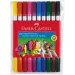 Set markere colorate lavabile cu două capete, 10 buc - Faber-Castell
