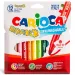 Marker maxi colorat de 12 bucati - Carioca 