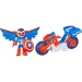 Marvel Iron Man și prietenii săi minunați - Captain America și vehiculul Super Bike - Hasbro imaginea 2