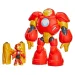 Marvel Iron Man și prietenii săi - Set de joacă Iron Man cu armură de dimensiuni mari - Hasbro imaginea 2