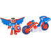 Marvel Omul de Oțel și prietenii săi minunați - Căpitanul America și vehiculul Super Bike - Hasbro