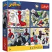 Marvel Spider-Man - 4 x 88 bucăți Premium Plus Kids puzzle - Trefl imaginea 1