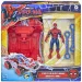 Marvel Spider-Man ActionVerse: figurină Spider-Man cu mașină și proiectile de pânză de păianjen extensibile - Hasbro imaginea 1
