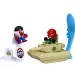 Marvel Stunt Squad: Captain America vs. Red Skull set lansator - Hasbro