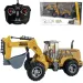 Mașină de lucru excavator cu telecomandă RC cu efecte de lumină la scară 1/30 24 cm