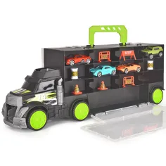 Mașină de transport auto portabilă cu mașinuțe 43cm - Dickie Toys imaginea 2