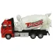 Mașină din aliaj: Camion de beton cu roți cu lumină și sunet în două variante 19cm 1buc imaginea 3