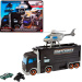 Matchbox Filmul: 2 în 1 camion transportor Mercedes și set de pistă transformabil – Mattel
