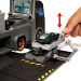 Matchbox Filmul: 2 în 1 camion transportor Mercedes și set de pistă transformabil – Mattel