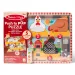 Melissa&Doug Push to Pop Puzzle – Puzzluri dezvoltare cu găini fericite din lemn - Spin Master imaginea 1
