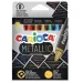 Metallic 8 bucăți set cretă cerată formă triunghi - Carioca