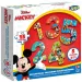 Mickey Mouse numere puzzle 15 bucăți