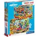 Mickey Mouse Supercolor 2 in 1 puzzle 2x60 bucăți - Clementoni