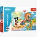 Mickey și prietenii la mal 60 bucăți puzzle - Trefl
