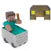 Minecraft RC excavator cu telecomandă cu figurina Steve – Mattel imaginea 2