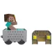 Minecraft RC excavator cu telecomandă cu figurina Steve – Mattel imaginea 5