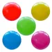 Bola colorată 7,5cm în mai multe variante 1buc