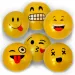Minge de cauciuc emoji în mai multe versiuni 23cm