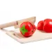 Molto: set fructe lemn cu tavă 9 bucăți
