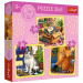 Momente fericite cu pisici 3 în 1 puzzle cu 50, 36 și 20 de piese - Trefl