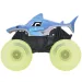 Monster Jam: Camion monstru cu iluminare Megalodon – 1/43 - Spin Master imaginea 3