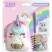 Must Team: Set de papetărie cu model de unicorn și cutie de pluș