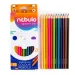 Nebulo: set creioane colorate formă triunghi de 12 bucăți