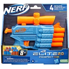 Nerf Elite 2.0 Prospect QS-4 armă cu proiectile din spumă - Hasbro imaginea 1