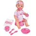 New Born Baby păpușă face pipi cu accesorii 43cm - Simba Toys