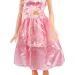 Nicky: Papusa de moda uriasa cu par blond intr-o rochie roz cu efecte sonore 56cm
