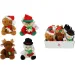 Nicotoy: Figurina de pluș de Crăciun în mai multe variante 1buc 18cm - Simba Toys
