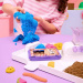 Nisip Kinetic: Set de plastilină de nisip Stația Dulciurilor - Spin Master