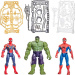 Omul Păianjen O zi complet nouă: Set de 3 figurine de acțiune ActionVerse – Hasbro
