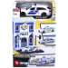 Orașul Bburago - Audi A6 mașină de poliție și secție de poliție 1/43