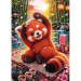 Panda roșu fermecător puzzle premium plus quality 500 piese - Trefl