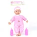 Păpușă cu corp de ațe cu accesorii, efecte de sunete 21cm