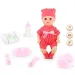 Păpușă cu funcție de pipi cu sunete și accesorii 33cm
