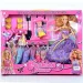 Păpușă de modă set de joacă cu păpușă și accesorii