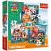 Patrula Cățelușilor Insula Dinozaurilor - puzzle 3 în 1 cu 20, 36, 50 piese - Trefl