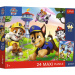 Patrula Cățelușilor Plimbare veselă cu cățeii puzzle Maxi 24 piese - Trefl