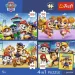 Paw Patrol - 4 x 88 de piese Premium Plus Kids puzzle - Trefl imaginea 2