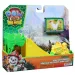 Paw Patrol Dino Movie - Vehicule acrobatic răsturnat Rubble - Spin Master imaginea 1