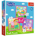 Peppa Purcelușa - puzzle 3 în 1 cu 20, 36 și 50 de piese - Trefl