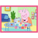 Peppa Purcelușa - puzzle 4 în 1 cu 12, 15, 20, 24 piese - Trefl