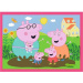 Peppa Purcelușa - puzzle 4 în 1 cu 12, 15, 20, 24 piese - Trefl
