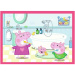 Peppa Purcelușa - puzzle 4 în 1 cu 12, 15, 20, 24 piese - Trefl