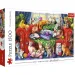 Pisici pe canapea 1500 bucăți puzzle - Trefl